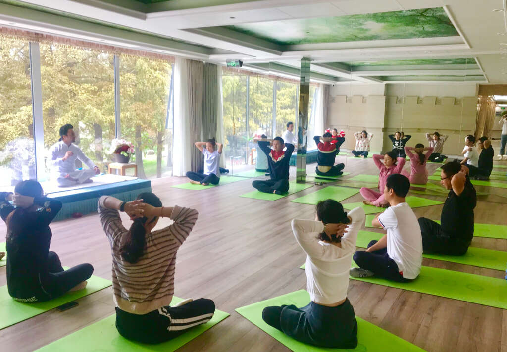 corporate Pranayama sessions