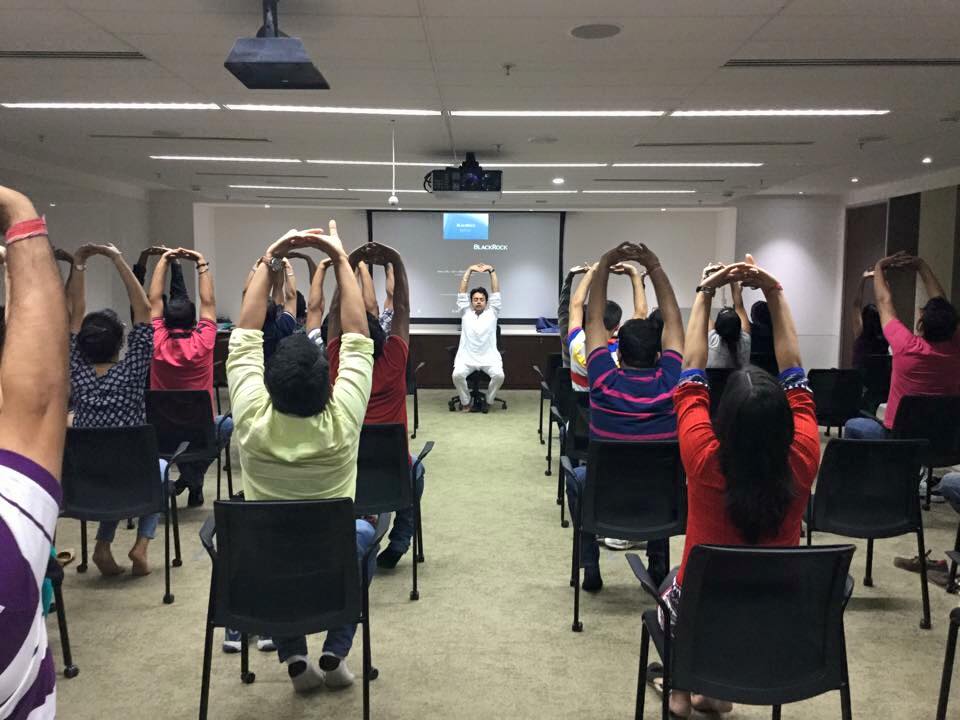 corporate yoga in Delhi NCR